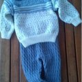 Kundenbild DROPS Baby Merino Uni Color Garn - 50 g - Eisblau (11)