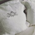 Kundenbild Sara - Washed Hellinne - 100 % Leinen - gebrochenes Wei� - 150 cm