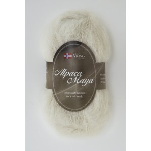 Wikingergarn Alpaka Maya 50g - Naturweiß (702) Wikingergarn Alpaka Maya 50g - Naturweiß (702)