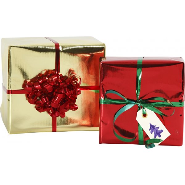 Geschenkpapier - Metallic-Rot - 100 m Geschenkpapier - Metallic-Rot - 100 m