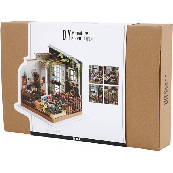 DIY Miniaturzimmer - Garten DIY Miniaturzimmer - Garten