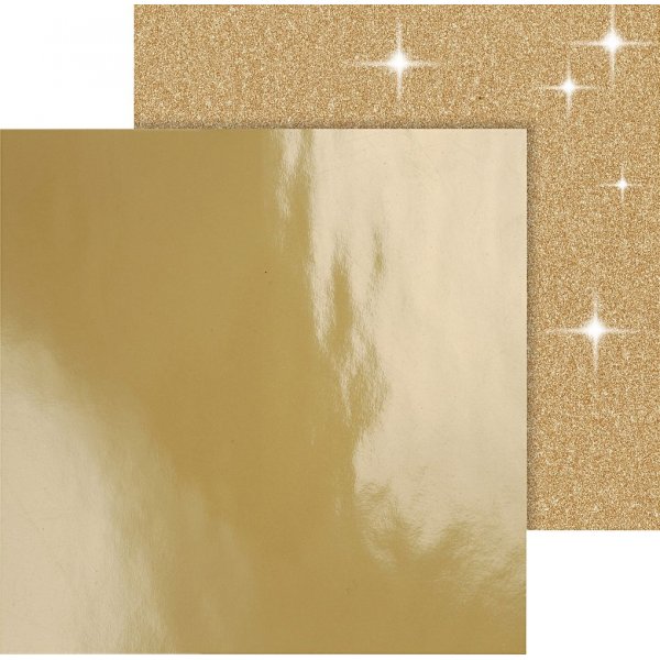 Vivi Gade Designpapier - Gold - 2 Blatt