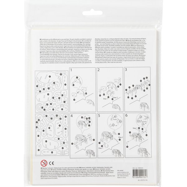 3D-Konstruktionsfigur - Mammut 3D-Konstruktionsfigur - Mammut