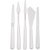 Spatel - weiß - 5 Stk Spatel - weiß - 5 Stk