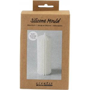 Silikonform - Geriffelter Zylinder Silikonform - Geriffelter Zylinder