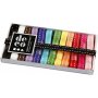 Dekoband - gemischte Farben - 12 x 1 m