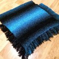 Kundenbild Wikingergarn Karogarn 350g - Türkis/Schwarz (729)