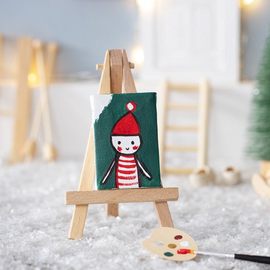 Weihnachtsmannzubehör - Tafel mit Staffelei Weihnachtsmannzubehör - Tafel mit Staffelei