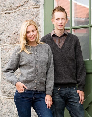 Strickmuster - Stockinette-Raglanpullover und Strickjacken
