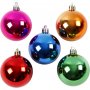 Christbaumkugeln - leuchtende Farben - 6 cm - 20 Stk