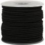 Gummiband 2 mm - Schwarz - 25 m