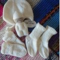 Kundenbild DROPS Baby Merino Uni Color Garn - 50 g - Weiß (01)