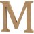 Buchstabe - 8 x 1,5 cm - M Buchstabe - 8 x 1,5 cm - M