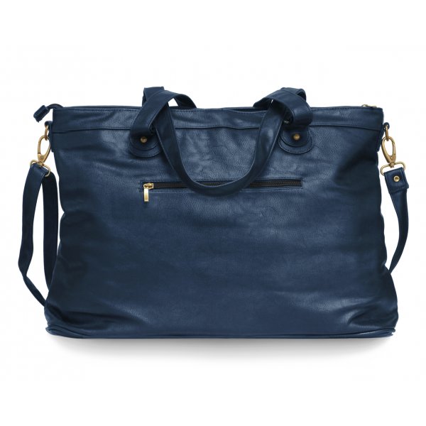 blaue Kunstledertasche blaue Kunstledertasche