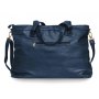 blaue Kunstledertasche blaue Kunstledertasche