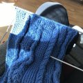 Kundenbild DROPS Big Merino Mix Garn - 50 g - Jeansblau (07)