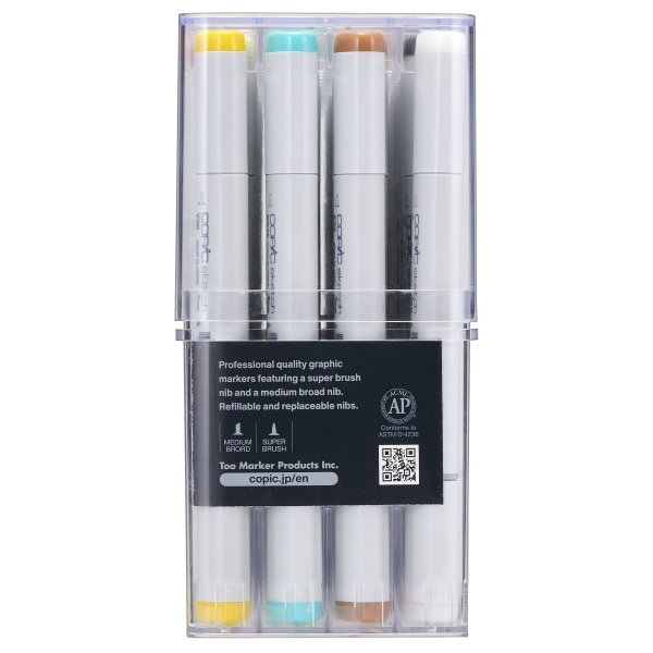 Copic Sketch-Set - 72 Stifte - Grundfarben B Copic Sketch-Set - 72 Stifte - Grundfarben B