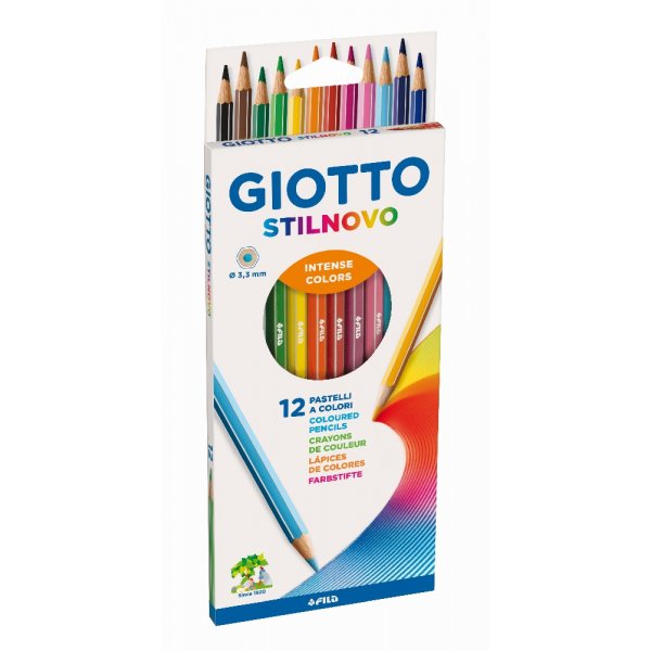 Buntstifte Giotto Stilnovo - 12er-Pack