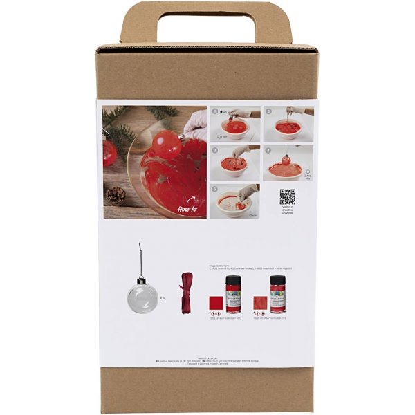 DIY Kit Christbaumkugeln - Marmorierung DIY Kit Christbaumkugeln - Marmorierung