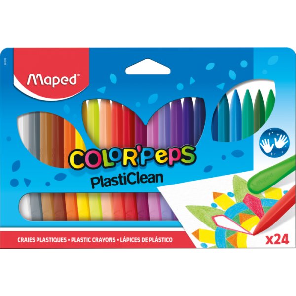 Das Buntstiftset - Maped - Color'Peps 24 Kunststoffstifte Das Buntstiftset - Maped - Color'Peps 24 Kunststoffstifte
