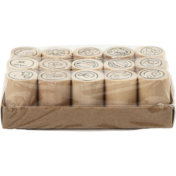 Deco Art Stempelset - Smiley - 15-tlg Deco Art Stempelset - Smiley - 15-tlg