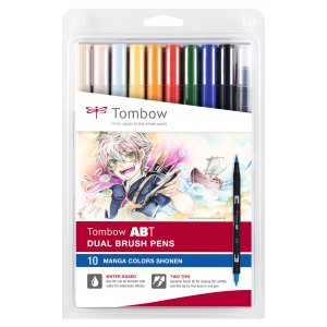 Tombow ABT Dual Brush Pen Manga Shonen 10er-Pack