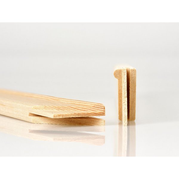 Teil fr Keilrahmen fr Leinwand - 2er-Pack - 46-76 cm