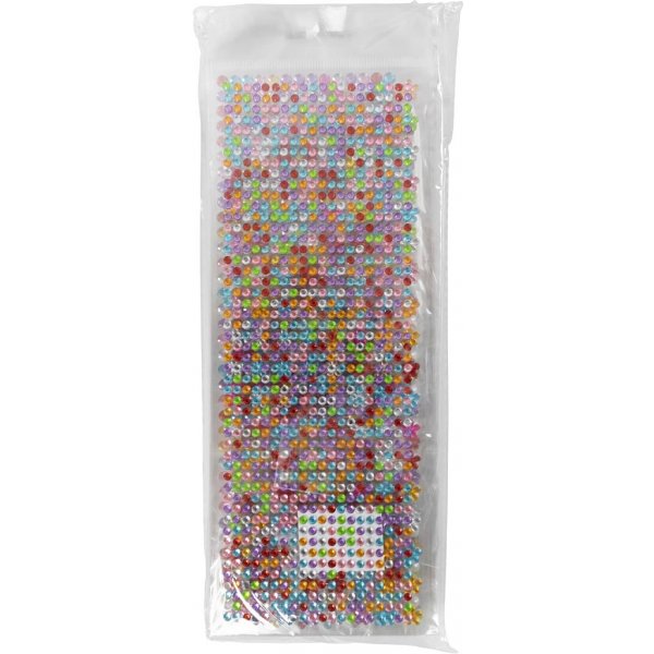 Strasssteine - Ø2-10 mm - 27 x 9 cm, 12 Blatt, Inhalt kann variieren Strasssteine - Ø2-10 mm - 27 x 9 cm, 12 Blatt, Inhalt kann variieren