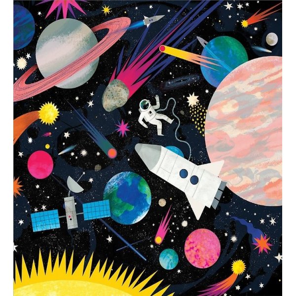 Familienpuzzle Leuchtend 500 Teile - Weltraum Familienpuzzle Leuchtend 500 Teile - Weltraum
