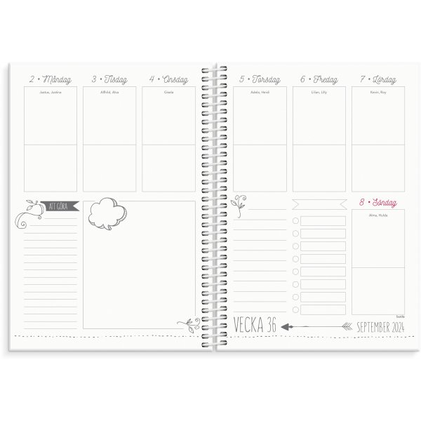 Kalender 24/25 - Doodle Kalender 24/25 - Doodle