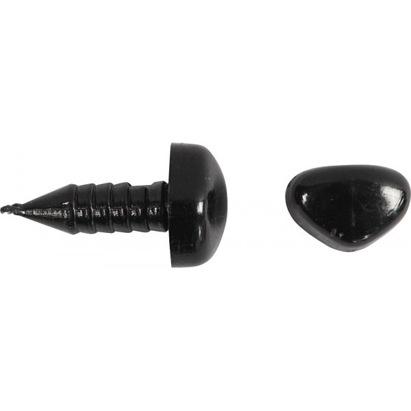 Augen und Nasen zum Modellieren - Schwarz Augen und Nasen zum Modellieren - Schwarz