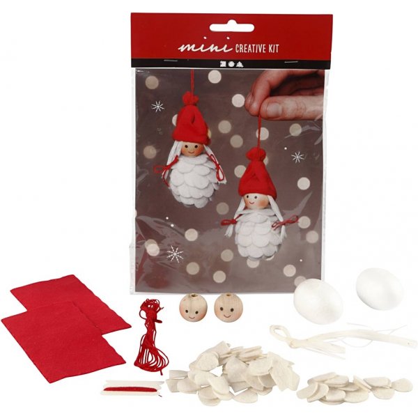 Mini-DIY-Kit - Weihnachtsmänner Mini-DIY-Kit - Weihnachtsmänner