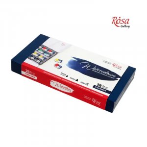 Aquarellfarben-Set ROSA Gallery - Metalldose 28 x 2,5 ml Aquarellfarben-Set ROSA Gallery - Metalldose 28 x 2,5 ml