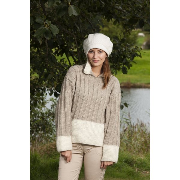 Strickanleitung - Strukturierter Pullover