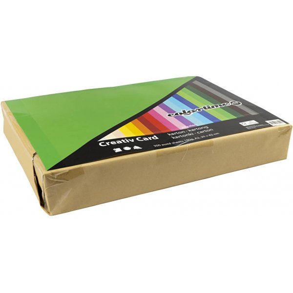 Kreativkarton - gemischte Farben - A3 - 300 Stk Kreativkarton - gemischte Farben - A3 - 300 Stk