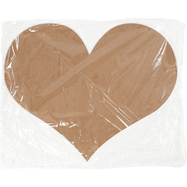 Holzherz mit 2 Löchern Holzherz mit 2 Löchern