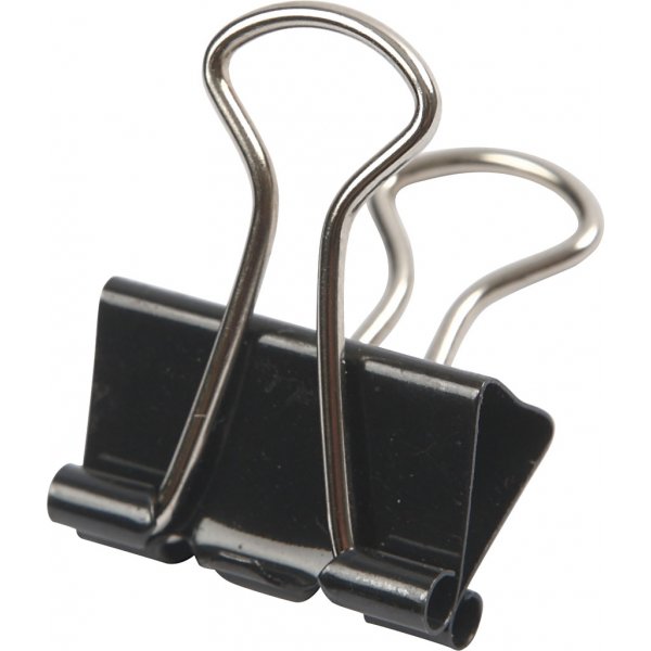 Clips - schwarz - 19 mm - 40 Stk Clips - schwarz - 19 mm - 40 Stk