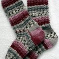 Kundenbild Wikingergarn Raggen 150g - Rosa/Grau/Natur (762)