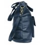 blaue Kunstledertasche blaue Kunstledertasche