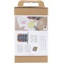 DIY Kit Draw - Pastellfarben - Gemischte Figuren