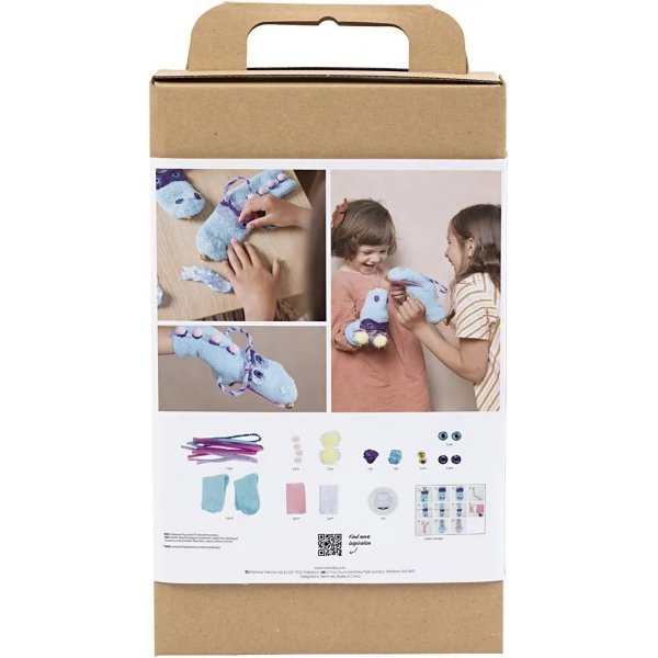 DIY Kit Dekoration, gemischte Farben, Sockenmonster DIY Kit Dekoration, gemischte Farben, Sockenmonster