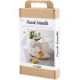 DIY Kit Punch Needle, Pastellfarben, Textilbeutel