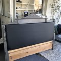 Kundenbild Polsterstoff Vinyl / Kunstleder Schwarz - 140 cm