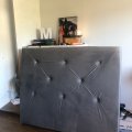 Kundenbild Polyestersamt 150 cm - Silbergrau