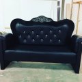 Kundenbild Nappalederimitat Schwarz - 140 cm