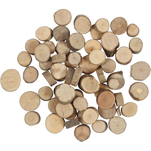 Holzbretter Ø10-15 mm - 25 g Holzbretter Ø10-15 mm - 25 g