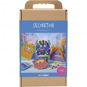 DIY-Deko-Set Monster, gemischte Farben, 8-teilig DIY-Deko-Set Monster, gemischte Farben, 8-teilig