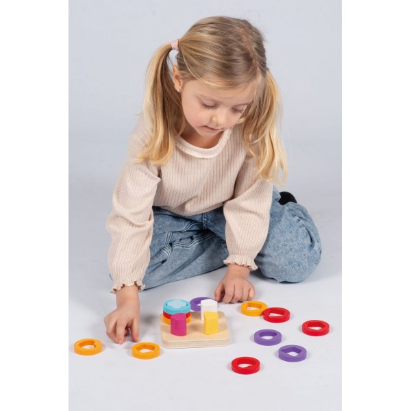 Holzformen-Matching-Spiel Holzformen-Matching-Spiel