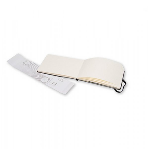 Aquarell-Notizbuchtasche, einfarbig, harte Rückseite - Schwarz Aquarell-Notizbuchtasche, einfarbig, harte Rückseite - Schwarz