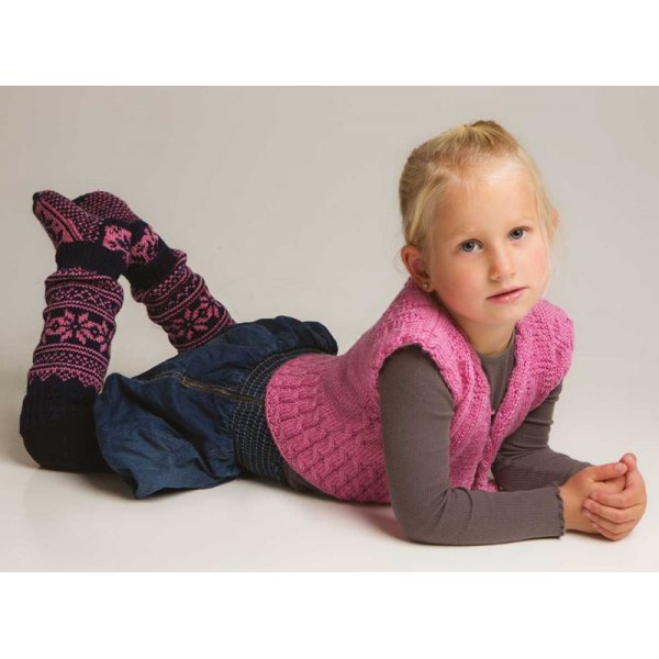 Strickmuster - Beinstulpen und Weste